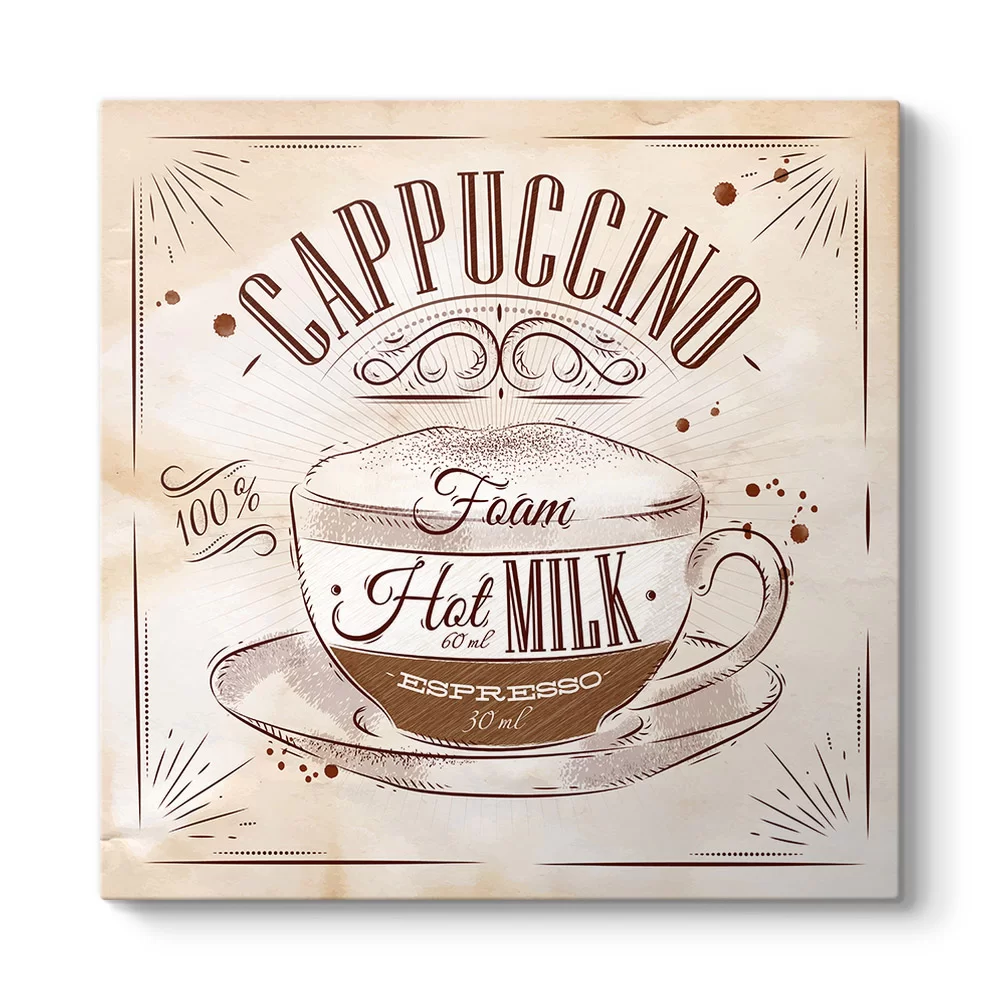 Cappuccino Tarifi Tablosu - Model 3